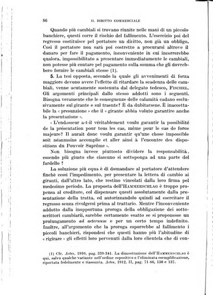 Il diritto commerciale rivista periodica e critica di giurisprudenza e legislazione