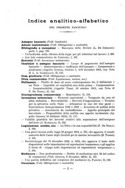 Il diritto commerciale rivista periodica e critica di giurisprudenza e legislazione