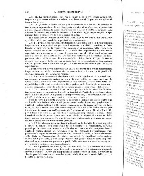 Il diritto commerciale rivista periodica e critica di giurisprudenza e legislazione