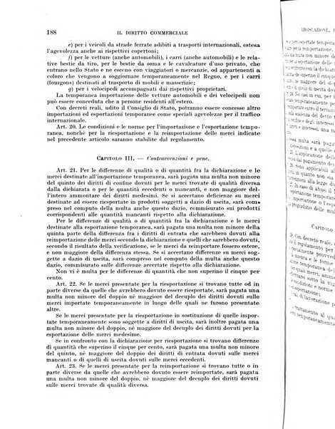 Il diritto commerciale rivista periodica e critica di giurisprudenza e legislazione