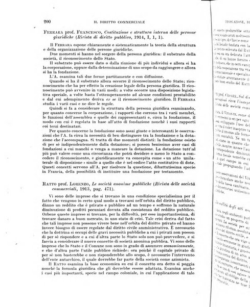 Il diritto commerciale rivista periodica e critica di giurisprudenza e legislazione