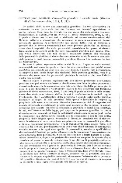 Il diritto commerciale rivista periodica e critica di giurisprudenza e legislazione