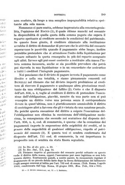 Il diritto commerciale rivista periodica e critica di giurisprudenza e legislazione