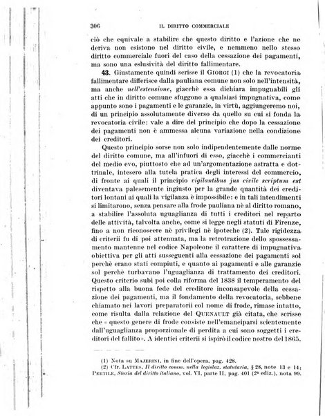 Il diritto commerciale rivista periodica e critica di giurisprudenza e legislazione