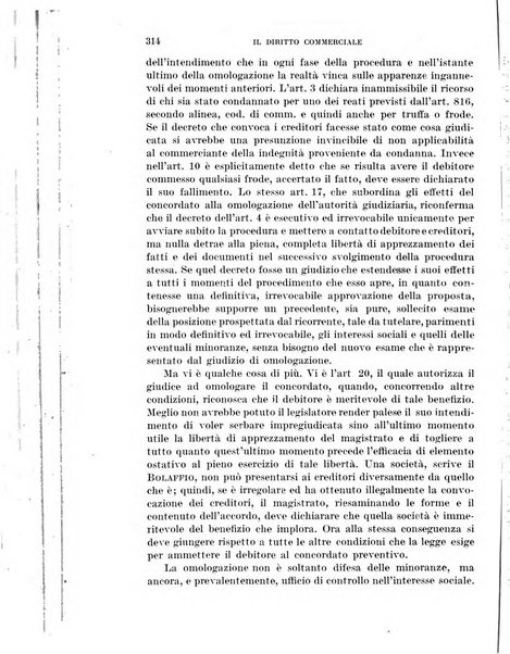 Il diritto commerciale rivista periodica e critica di giurisprudenza e legislazione