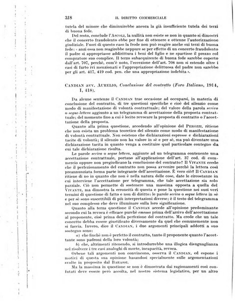 Il diritto commerciale rivista periodica e critica di giurisprudenza e legislazione