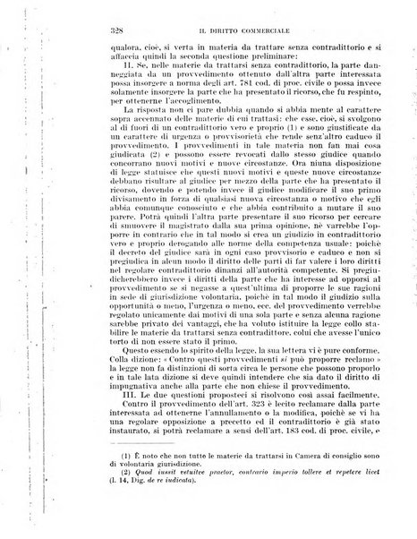 Il diritto commerciale rivista periodica e critica di giurisprudenza e legislazione