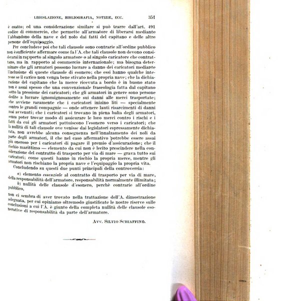 Il diritto commerciale rivista periodica e critica di giurisprudenza e legislazione