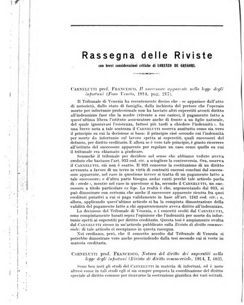 Il diritto commerciale rivista periodica e critica di giurisprudenza e legislazione