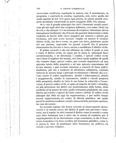 Il diritto commerciale rivista periodica e critica di giurisprudenza e legislazione