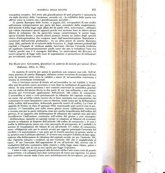 Il diritto commerciale rivista periodica e critica di giurisprudenza e legislazione