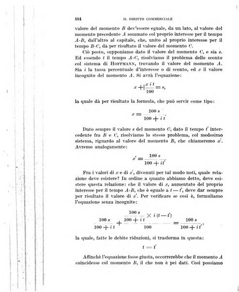 Il diritto commerciale rivista periodica e critica di giurisprudenza e legislazione