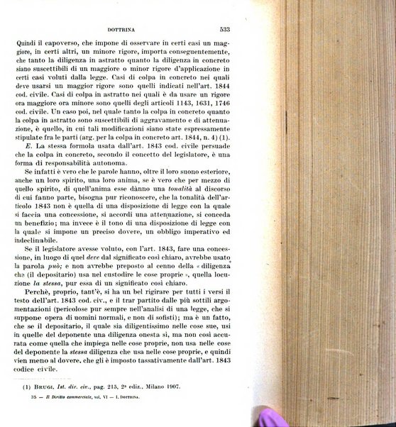 Il diritto commerciale rivista periodica e critica di giurisprudenza e legislazione