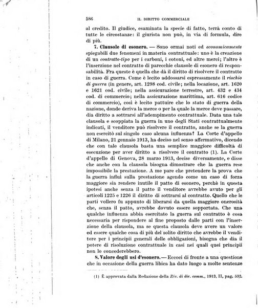 Il diritto commerciale rivista periodica e critica di giurisprudenza e legislazione