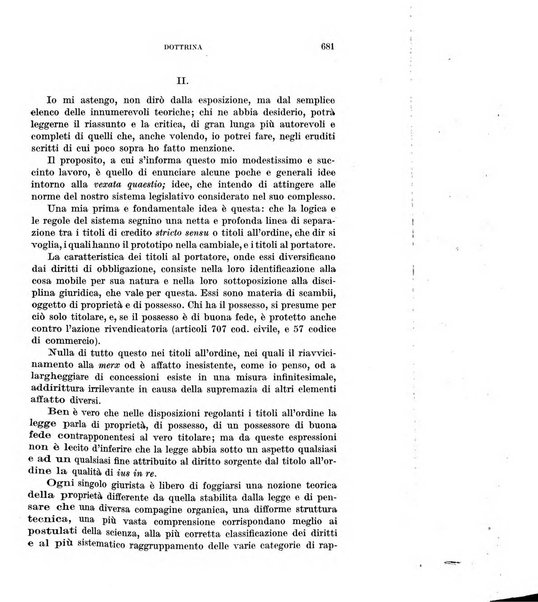 Il diritto commerciale rivista periodica e critica di giurisprudenza e legislazione