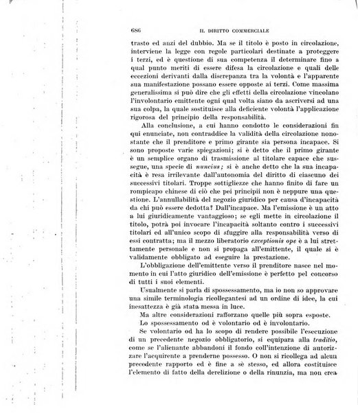 Il diritto commerciale rivista periodica e critica di giurisprudenza e legislazione