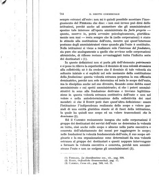 Il diritto commerciale rivista periodica e critica di giurisprudenza e legislazione