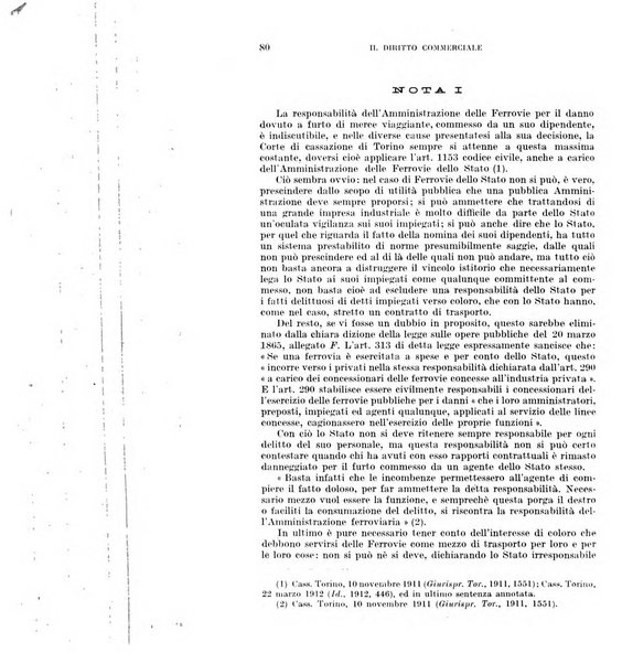 Il diritto commerciale rivista periodica e critica di giurisprudenza e legislazione