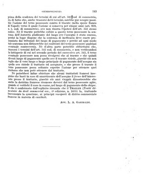 Il diritto commerciale rivista periodica e critica di giurisprudenza e legislazione