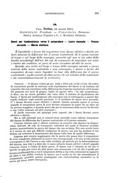 Il diritto commerciale rivista periodica e critica di giurisprudenza e legislazione