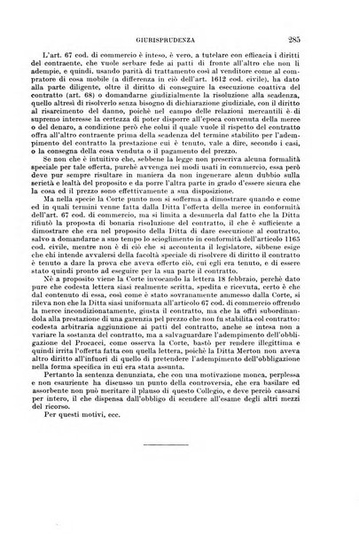 Il diritto commerciale rivista periodica e critica di giurisprudenza e legislazione