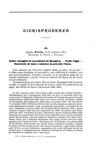 Il diritto commerciale rivista periodica e critica di giurisprudenza e legislazione