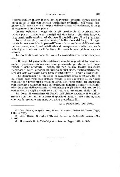 Il diritto commerciale rivista periodica e critica di giurisprudenza e legislazione