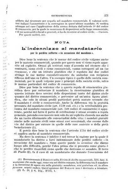 Il diritto commerciale rivista periodica e critica di giurisprudenza e legislazione