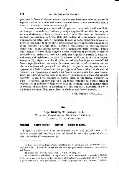 Il diritto commerciale rivista periodica e critica di giurisprudenza e legislazione