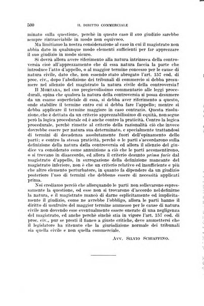 Il diritto commerciale rivista periodica e critica di giurisprudenza e legislazione