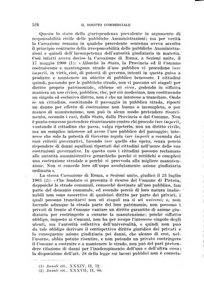 Il diritto commerciale rivista periodica e critica di giurisprudenza e legislazione