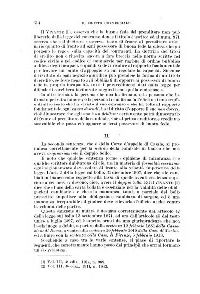 Il diritto commerciale rivista periodica e critica di giurisprudenza e legislazione