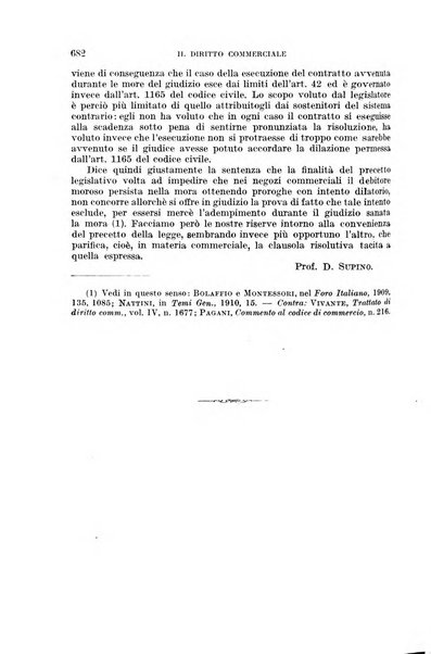 Il diritto commerciale rivista periodica e critica di giurisprudenza e legislazione