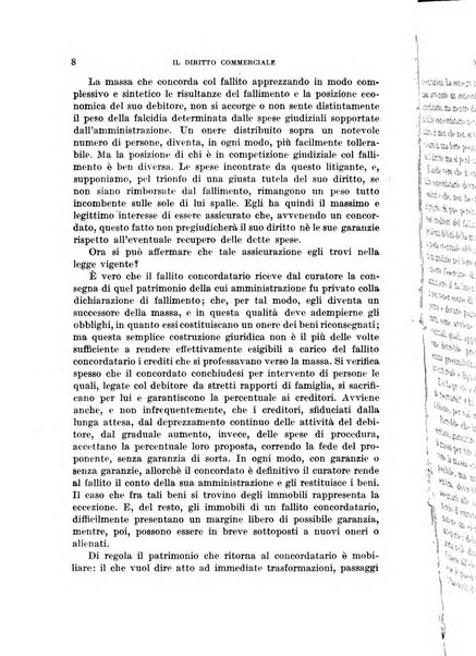 Il diritto commerciale rivista periodica e critica di giurisprudenza e legislazione