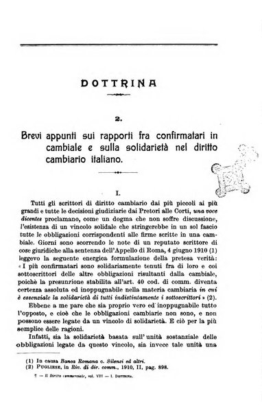 Il diritto commerciale rivista periodica e critica di giurisprudenza e legislazione