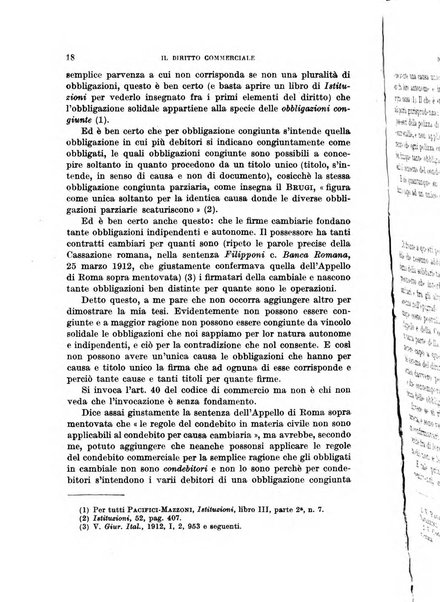 Il diritto commerciale rivista periodica e critica di giurisprudenza e legislazione