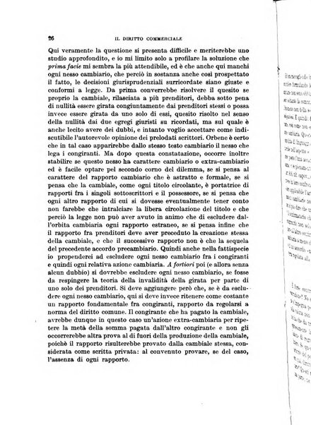 Il diritto commerciale rivista periodica e critica di giurisprudenza e legislazione