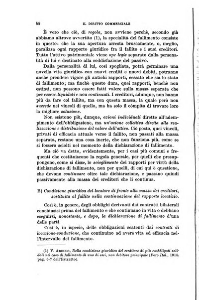 Il diritto commerciale rivista periodica e critica di giurisprudenza e legislazione