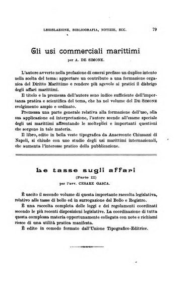 Il diritto commerciale rivista periodica e critica di giurisprudenza e legislazione