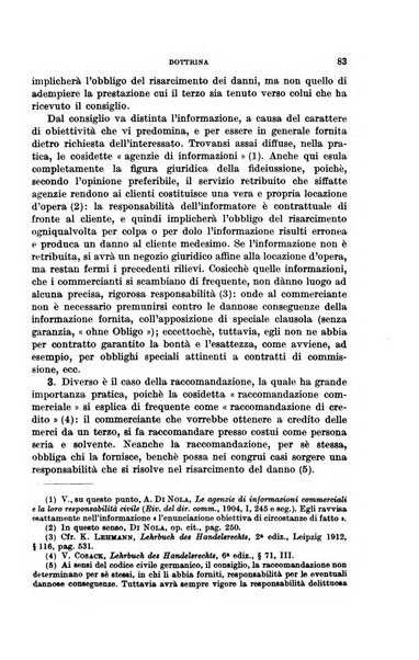 Il diritto commerciale rivista periodica e critica di giurisprudenza e legislazione