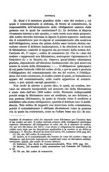 Il diritto commerciale rivista periodica e critica di giurisprudenza e legislazione