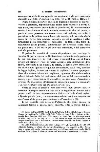 Il diritto commerciale rivista periodica e critica di giurisprudenza e legislazione