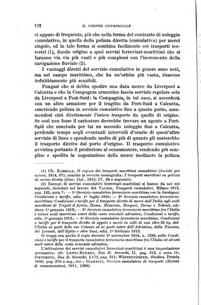 Il diritto commerciale rivista periodica e critica di giurisprudenza e legislazione