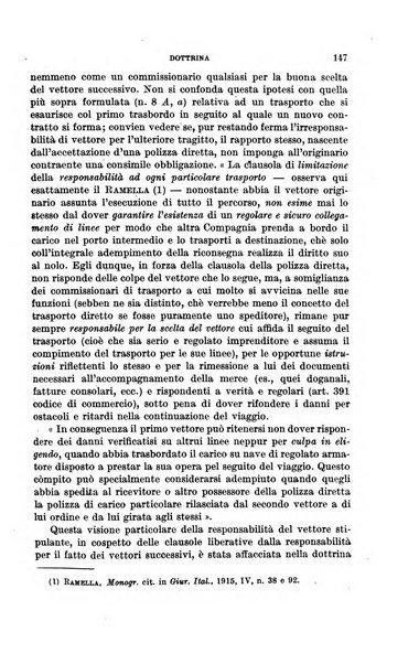 Il diritto commerciale rivista periodica e critica di giurisprudenza e legislazione