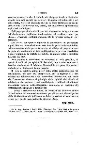 Il diritto commerciale rivista periodica e critica di giurisprudenza e legislazione