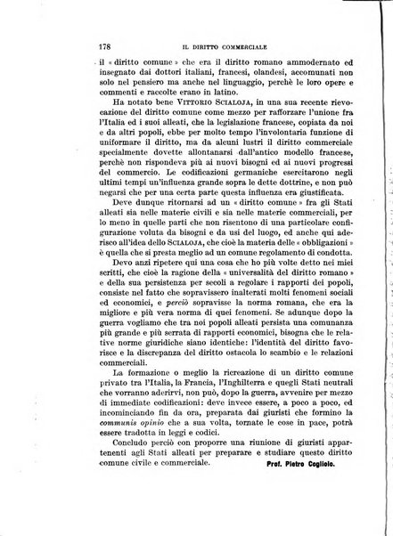 Il diritto commerciale rivista periodica e critica di giurisprudenza e legislazione