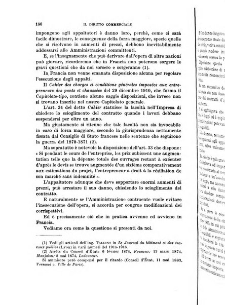 Il diritto commerciale rivista periodica e critica di giurisprudenza e legislazione