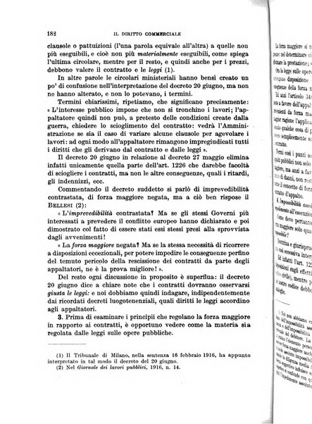 Il diritto commerciale rivista periodica e critica di giurisprudenza e legislazione