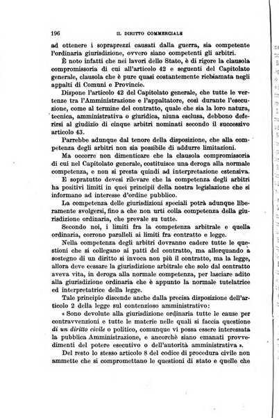 Il diritto commerciale rivista periodica e critica di giurisprudenza e legislazione