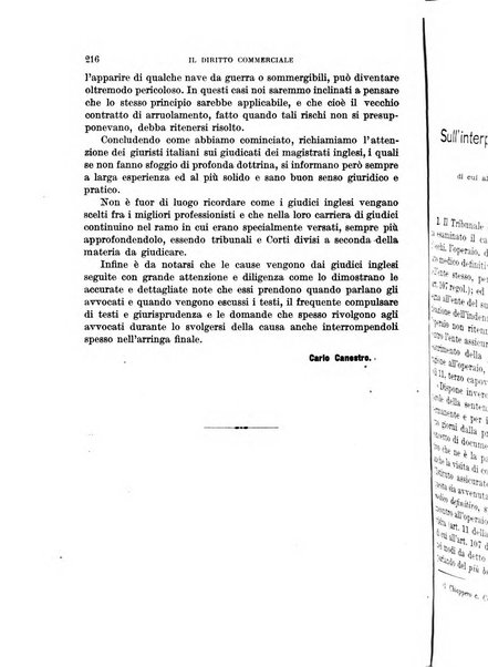 Il diritto commerciale rivista periodica e critica di giurisprudenza e legislazione